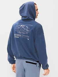 Image number 2 showing, Oversized Washed Cropped Hoodie
