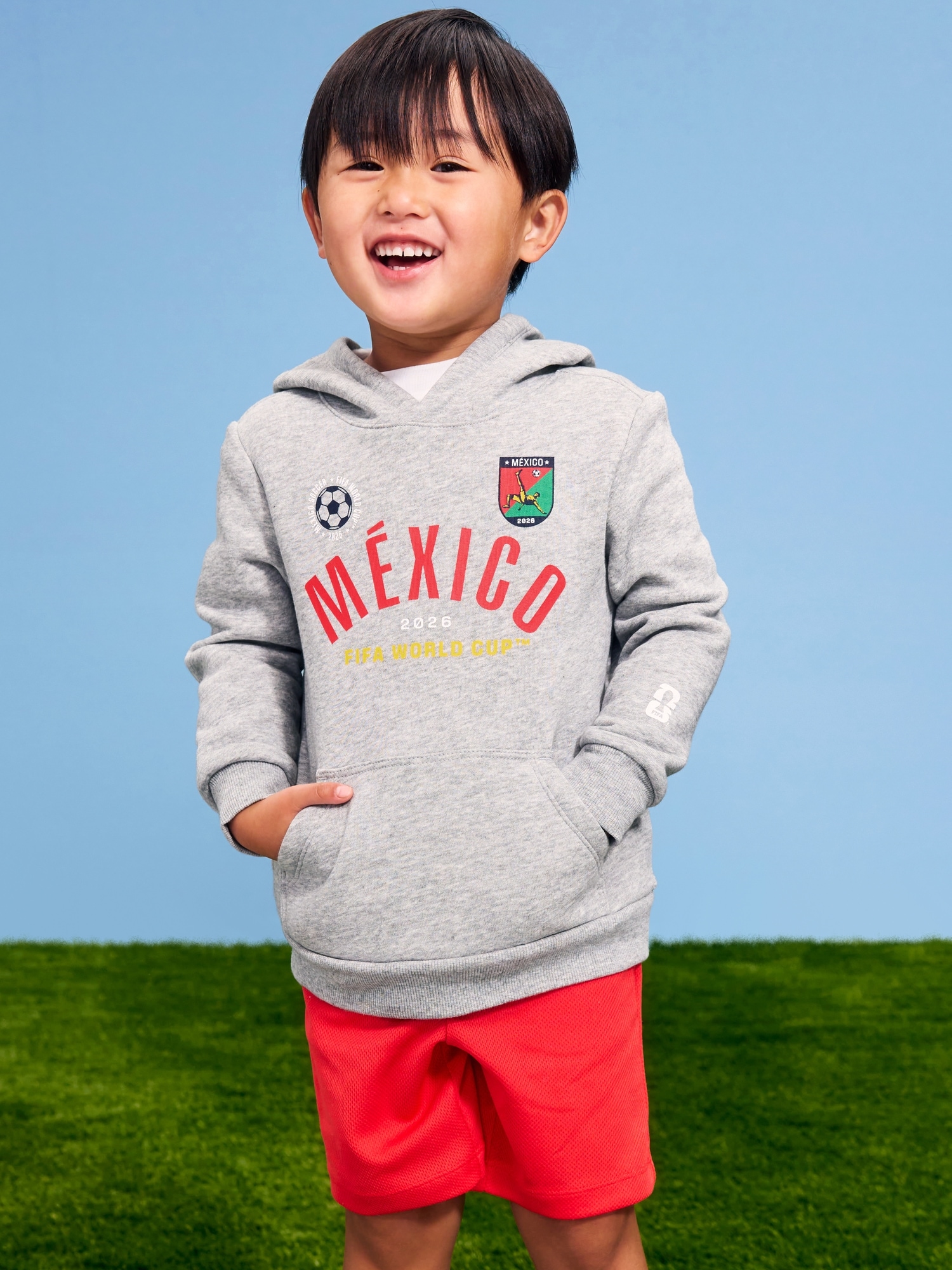 FIFA World Cup 26™ Mexico Oversized Pullover Hoodie for Toddler Boys