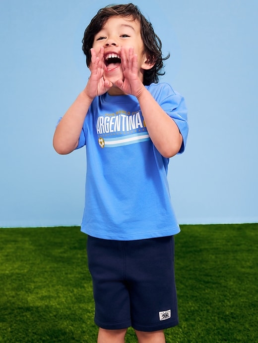 Image number 1 showing, FIFA World Cup 26™ Argentina Oversized Unisex Graphic T-Shirt for Toddler
