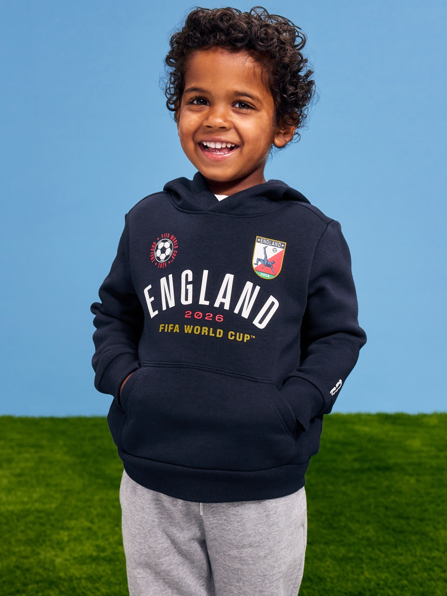 FIFA World Cup 26™ England Oversized Pullover Hoodie for Toddler Boys