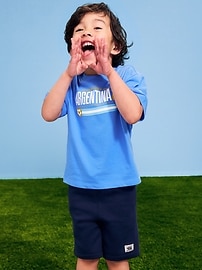 Image number 1 showing, FIFA World Cup 26™ Argentina Oversized Unisex Graphic T-Shirt for Toddler