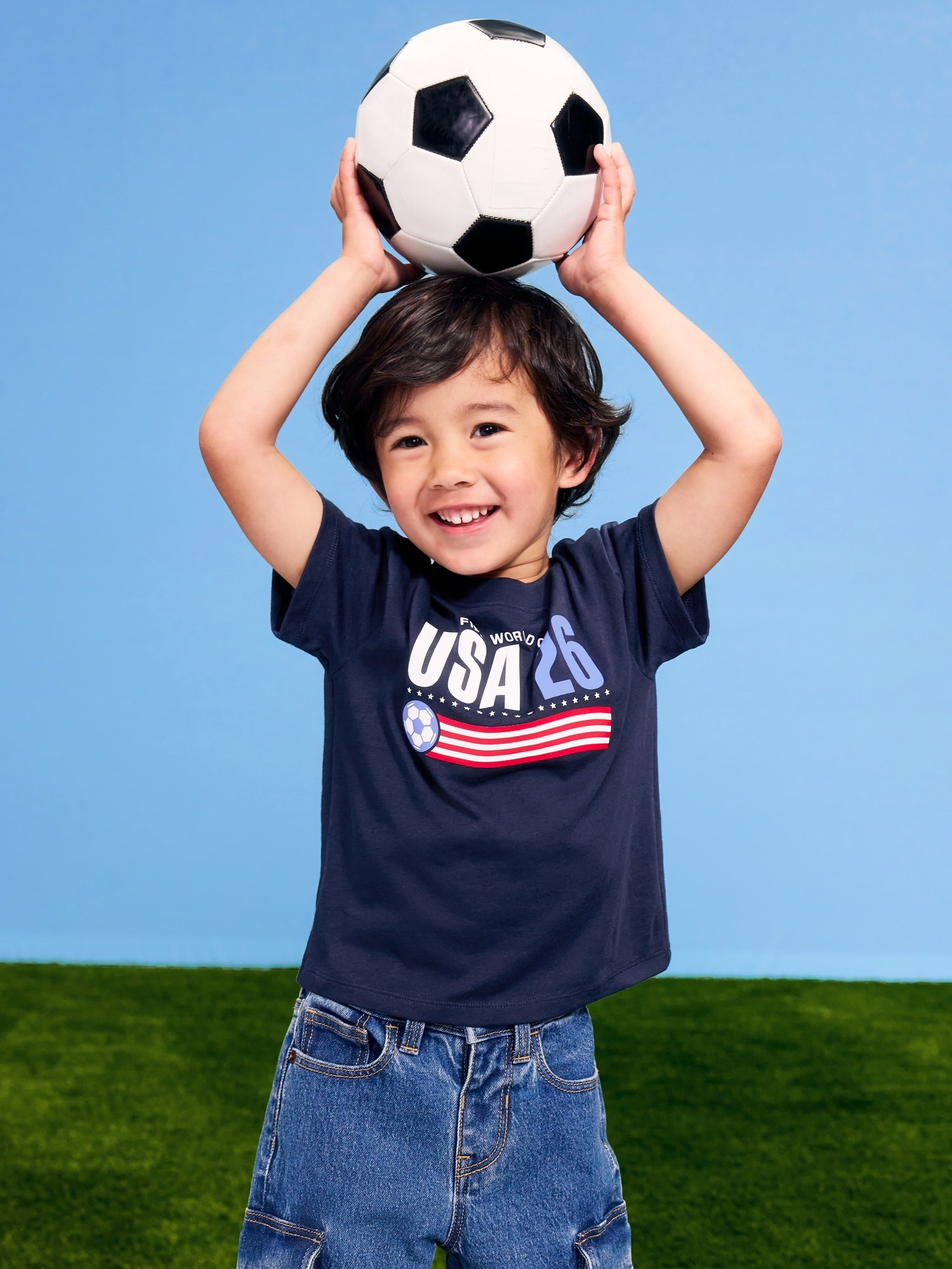 FIFA World Cup 26™ USA Oversized Unisex Graphic T-Shirt for Toddler