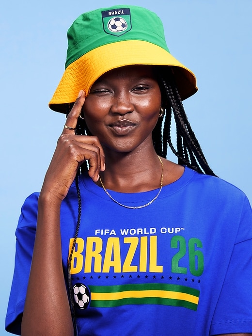 Image number 1 showing, FIFA World Cup 26™ Brazil Bucket Hat for Adults