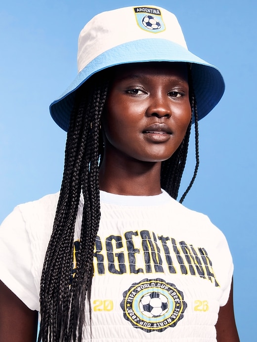 Image number 1 showing, FIFA World Cup 26™ Argentina Bucket Hat for Adults