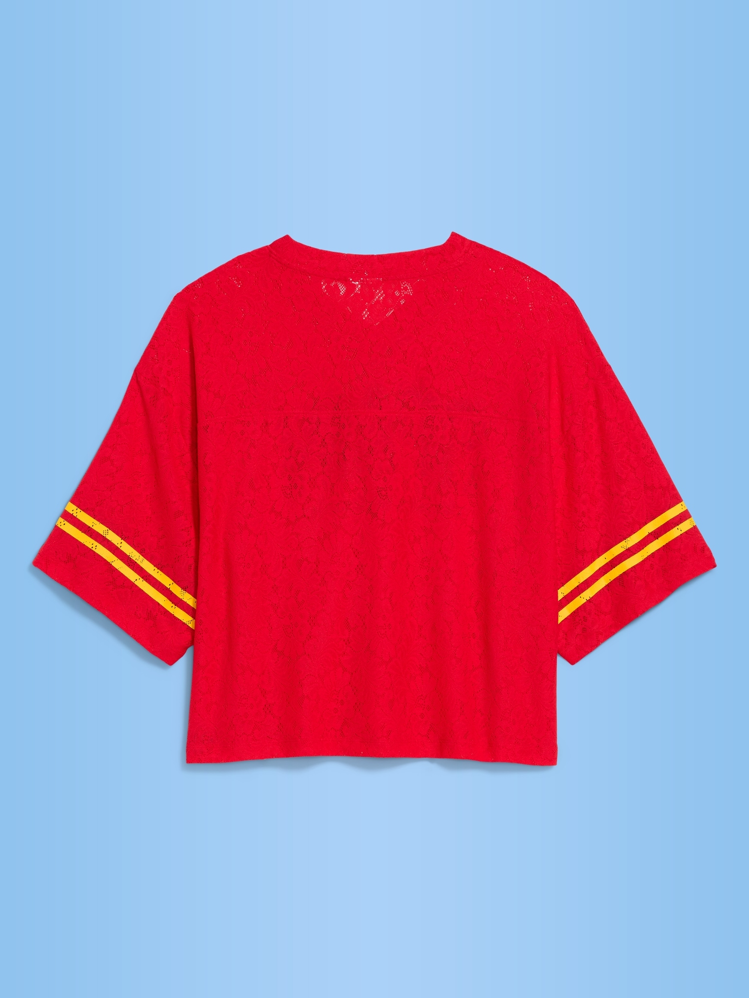 FIFA World Cup 26™ Spain Boxy Lace V-Neck T-Shirt for Women