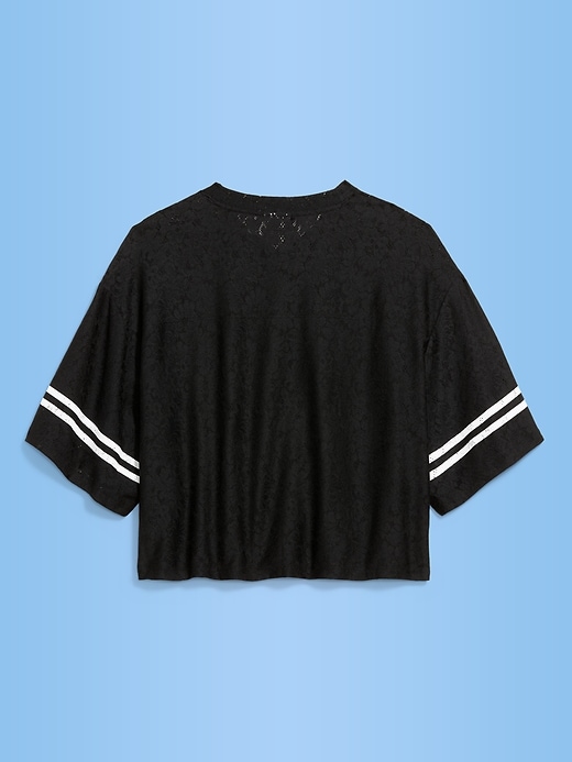 Image number 2 showing, FIFA World Cup 26™ Japan Boxy Lace V-Neck T-Shirt for Women