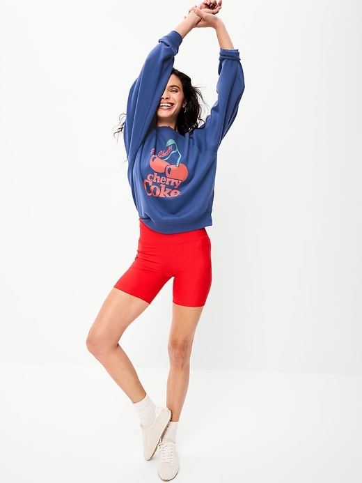 Image number 3 showing, Oversized Raglan Graphic Sweatshirt