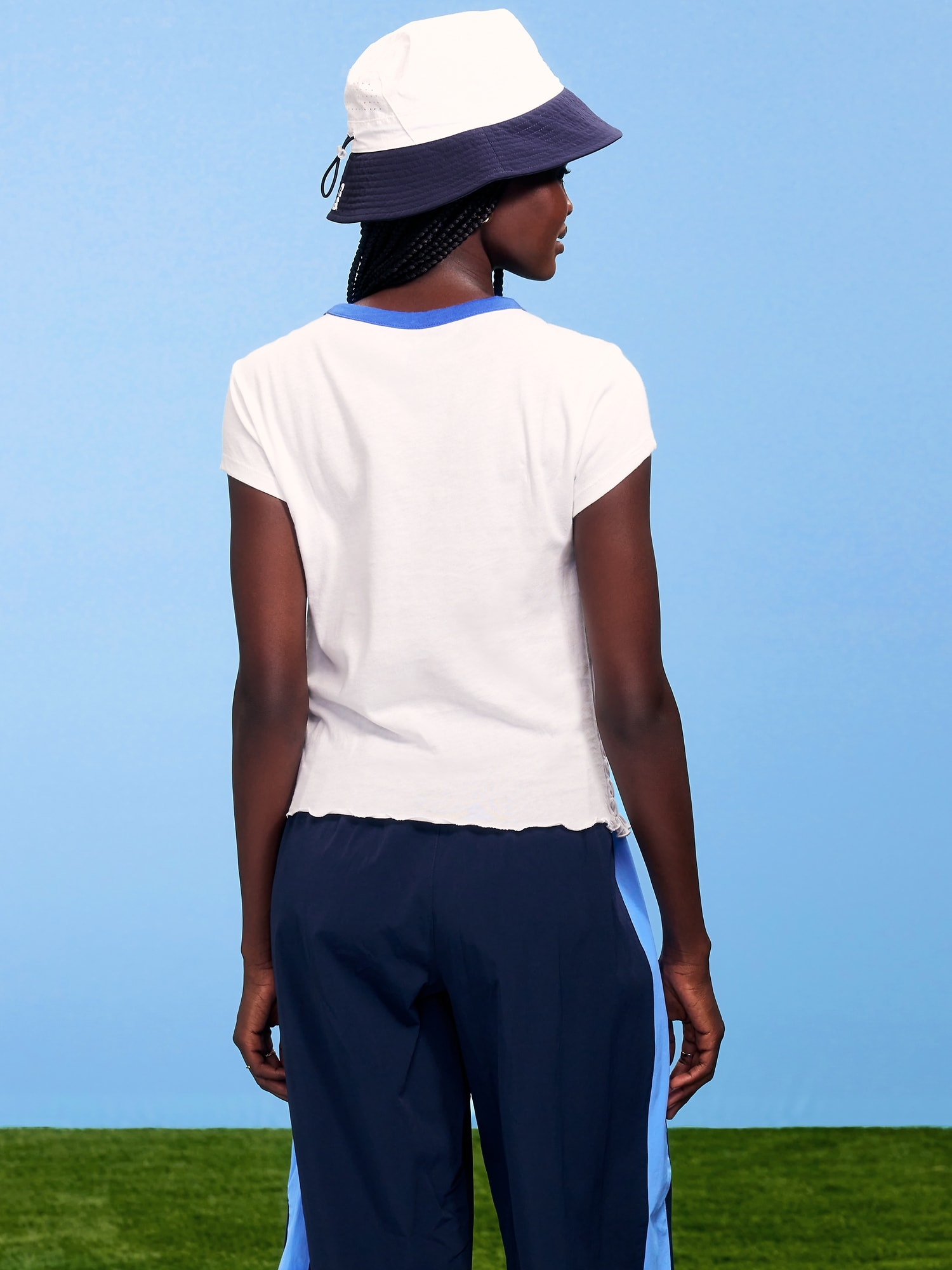 FIFA World Cup 26™ USA Smocked Graphic T-Shirt for Women