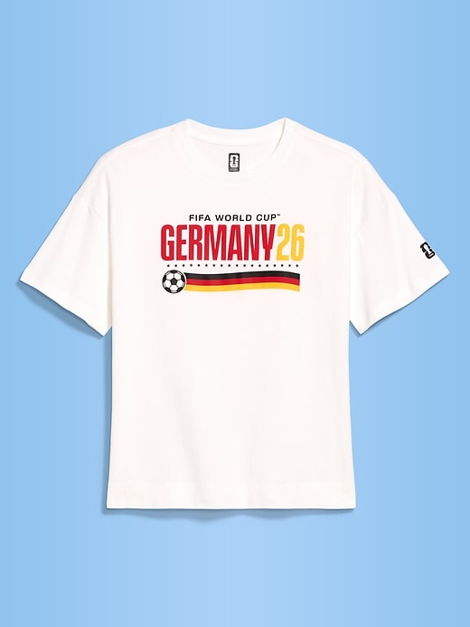 Image number 1 showing, FIFA World Cup 26™ Germany Vintage Crew-Neck T-Shirt for Women