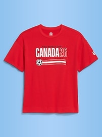Image number 1 showing, FIFA World Cup 26™ Canada Vintage Crew-Neck T-Shirt for Women