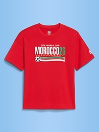 Image number 1 showing, FIFA World Cup 26™ Morocco Vintage Crew-Neck T-Shirt for Women