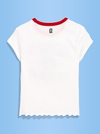 Image number 2 showing, FIFA World Cup 26™ Korea Republic Smocked Graphic T-Shirt for Women