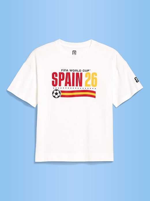 Image number 1 showing, FIFA World Cup 26™ Spain Vintage Crew-Neck T-Shirt for Women