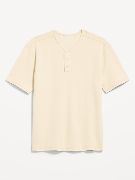 Image number 4 showing, Garment-Dyed Henley Sweater T-Shirt