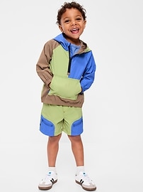 Image number 1 showing, Tech Zip-Pocket Shorts for Toddler Boys
