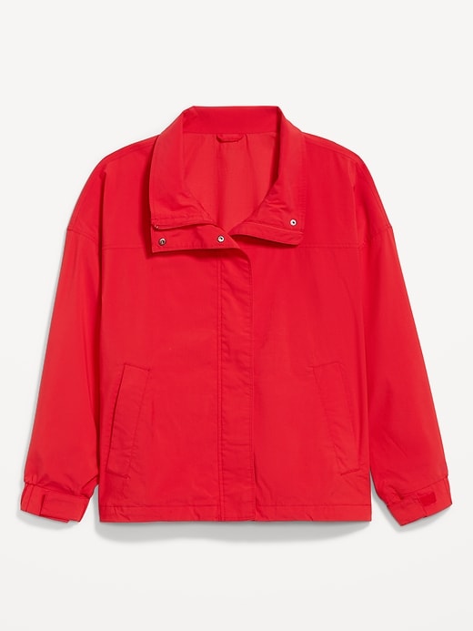 Image number 7 showing, Full-Zip Poplin Jacket