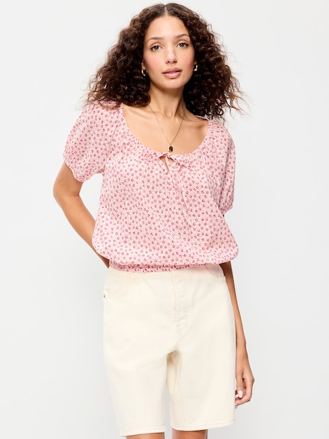 Bubble Hem Top