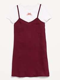 Image number 3 showing, Short-Sleeve Graphic T-Shirt and Dress Set for Girls