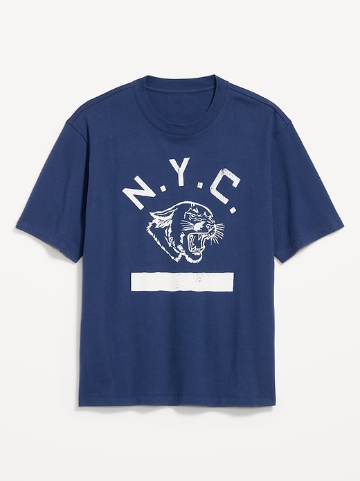 Image number 1 showing, Loose Heavyweight Graphic T-Shirt