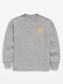 Image number 1 showing, Oversized Long-Sleeve Graphic T-Shirt for Boys
