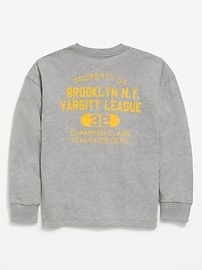 Image number 2 showing, Oversized Long-Sleeve Graphic T-Shirt for Boys