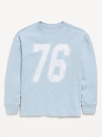 Image number 1 showing, Oversized Long-Sleeve Graphic T-Shirt for Boys