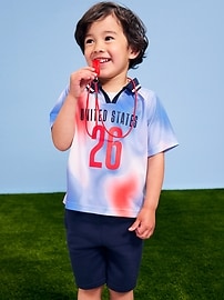 Image number 1 showing, FIFA World Cup 26™ USA Unisex Lifestyle Collared Jersey T-Shirt for Toddler