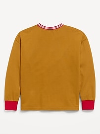 Image number 2 showing, Oversized Long-Sleeve Graphic T-Shirt for Boys