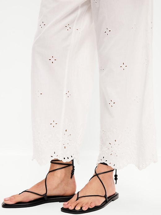 Image number 7 showing, High-Waisted Cut Out Wide-Leg Pant