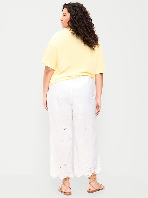 Image number 6 showing, High-Waisted Cut Out Wide-Leg Pant