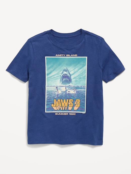 Image number 1 showing, Jaws™ Gender-Neutral Graphic T-Shirt for Kids