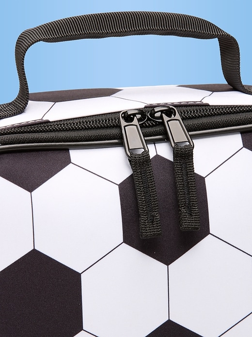 Image number 2 showing, Soccer Ball Lunch Bag for Kids