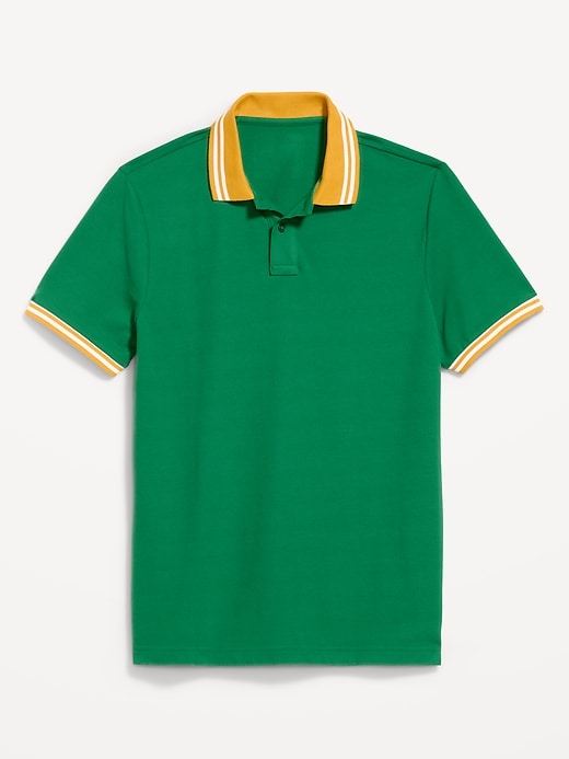 Image number 1 showing, Classic Fit Pique Polo