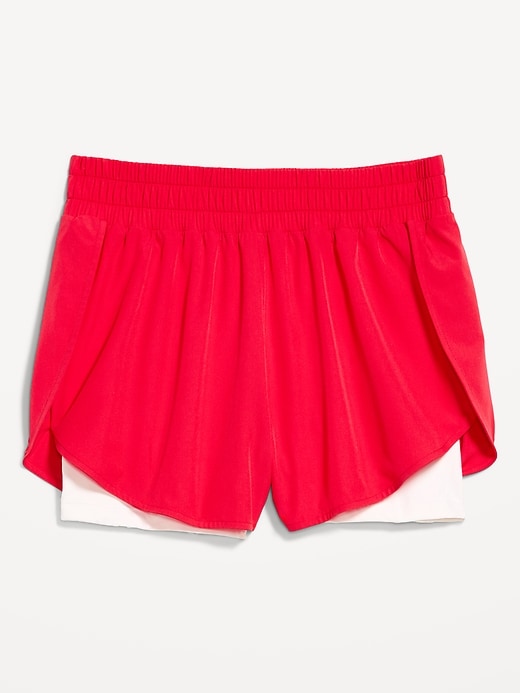 Image number 5 showing, High-Waisted StretchTech 2-In-1 Run Shorts