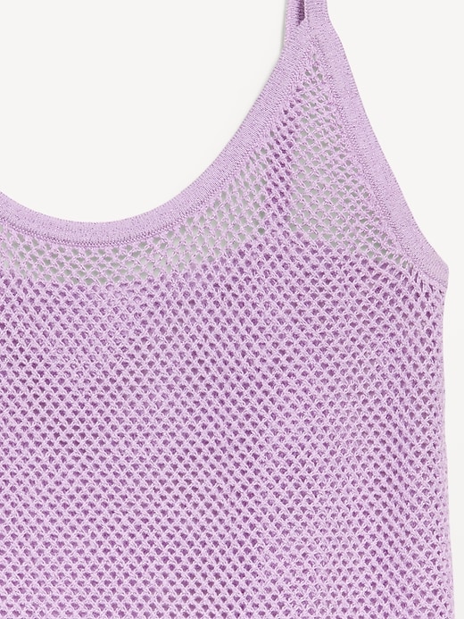 Image number 5 showing, Metallic Peplum Tank Top