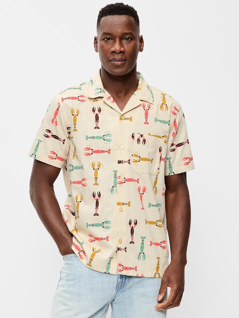 Short-Sleeve Camp Shirt