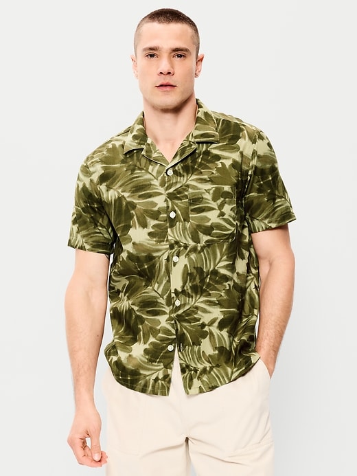 Image number 1 showing, Short-Sleeve Camp Shirt