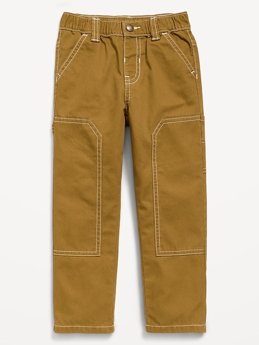 Image number 1 showing, Carpenter Utility Twill Pants for Toddler Boys
