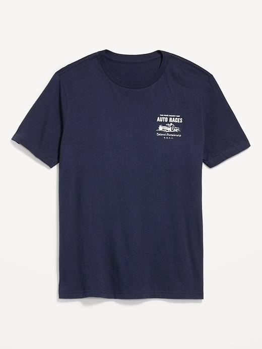 Image number 1 showing, Soft-Washed Crew-Neck Graphic T-Shirt