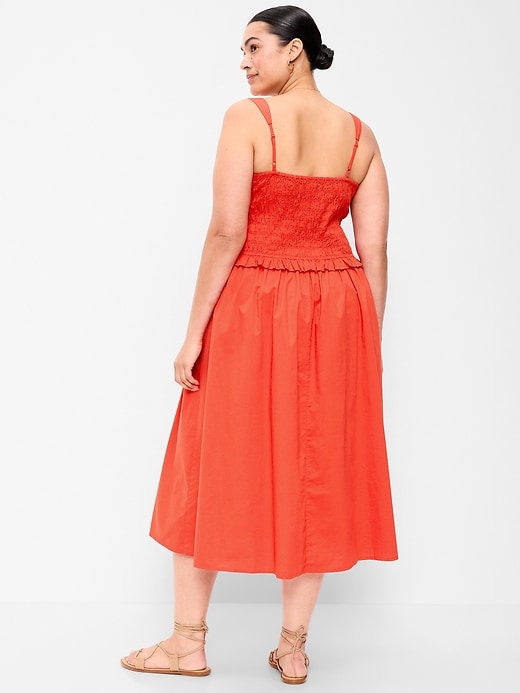Image number 9 showing, Fit & Flare Smocked-Bodice Midi Dress