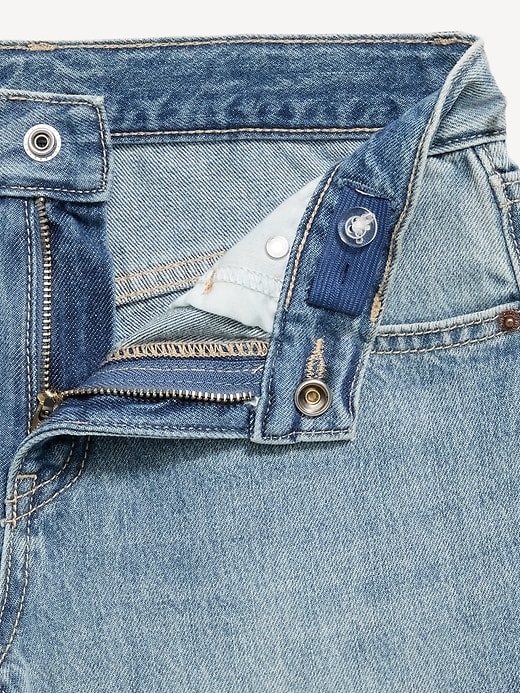 Image number 5 showing, Mid-Rise Ripped Super Baggy Wide-Leg Jeans for Girls