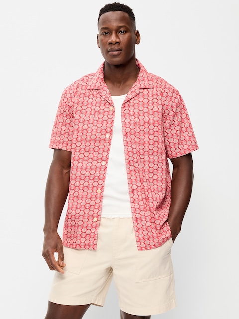 Short-Sleeve Camp Shirt