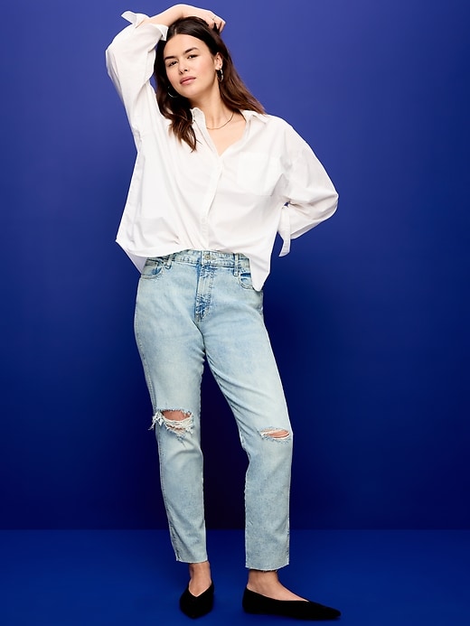 Image number 7 showing, High-Waisted Vintage Slim Jeans