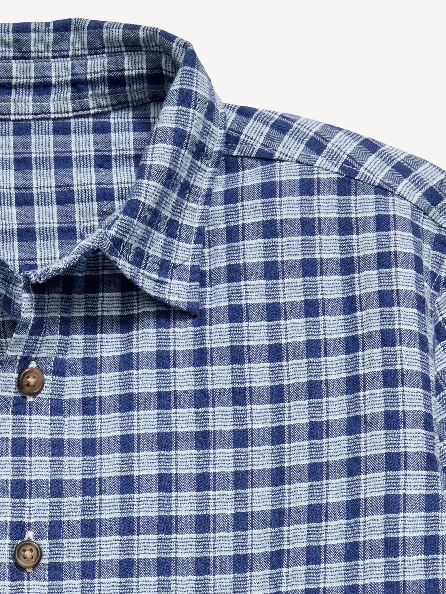 Short-Sleeve Boxy Cropped Textured Shirt for Boys