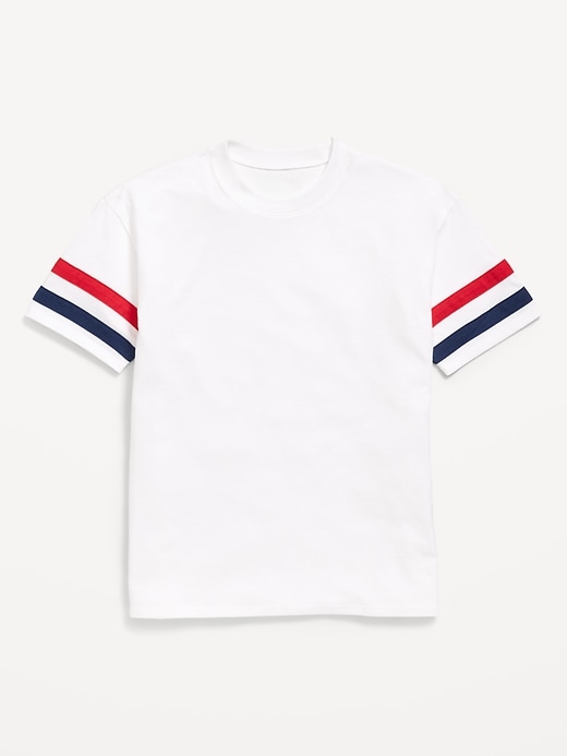 Image number 1 showing, Oversized Graphic Tunic T-Shirt for Girls