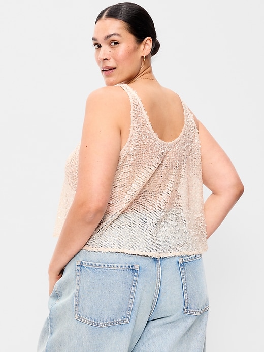 Image number 5 showing, Sequin Tank Top