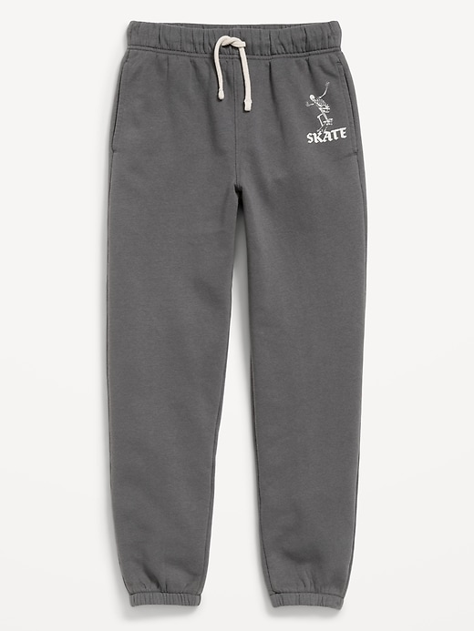 Image number 1 showing, Favorite Fleece Baggy Graphic Jogger Sweatpants for Boys