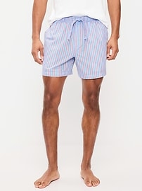 Image number 2 showing, 2-Pack Poplin Pajama Shorts