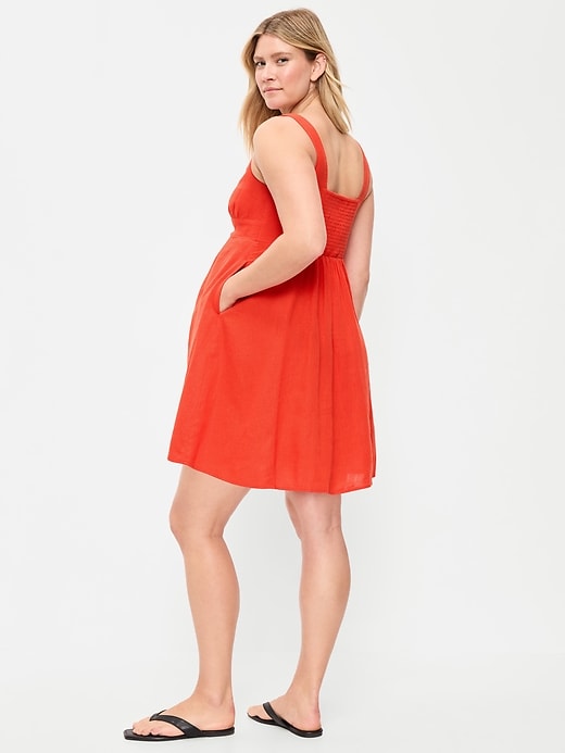 Image number 2 showing, Maternity Fit & Flare Cami Mini Dress