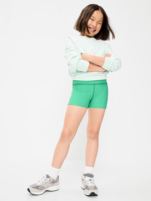 Image number 3 showing, PowerSoft High-Waisted Shorts for Girls